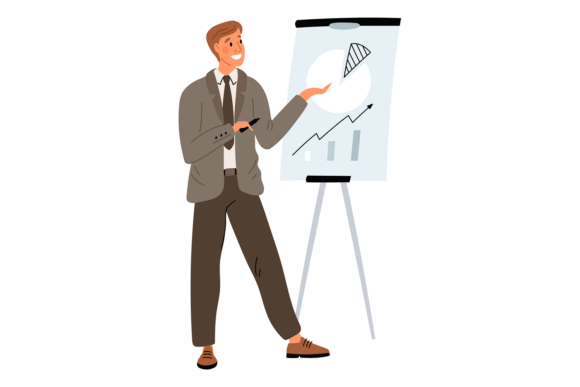 Cartoon Businessman Character. Manager I