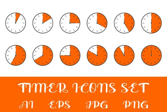 Countdown Timer Icons Set: A Versatile Tool for Modern Creativity and Communication