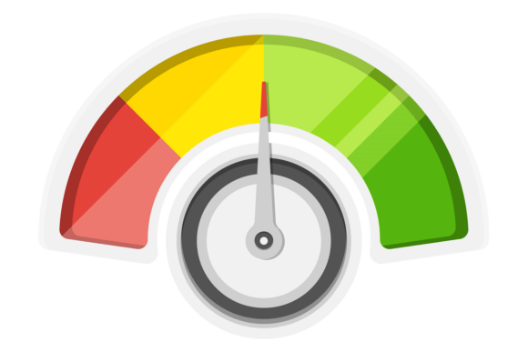Dashboard Gauge Icon: Infographic Measur for Clear Data Communication