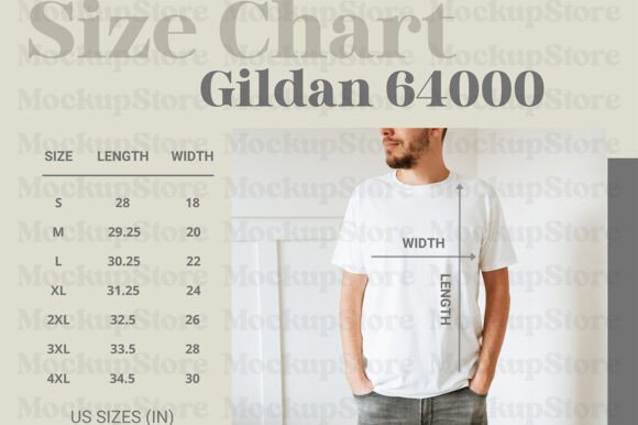 Gildan 64000 Size Chart: A Strategic Tool for Print-on-Demand Success