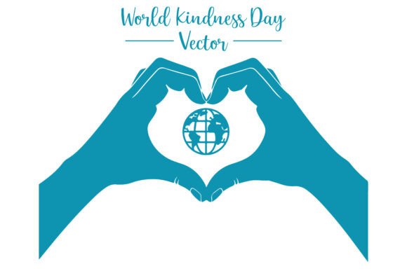 Helping Hands Heart Shape Vector