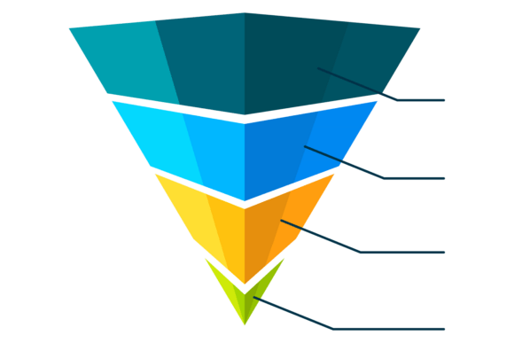 Pyramid Structure. Infographic Diagram T: A Visual Tool for Clarity and Communication