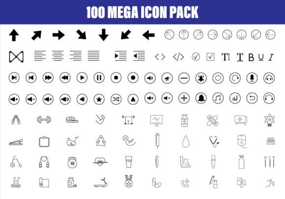 The Big Icon Collection, Hundred of Styles in One Pack
